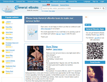 Tablet Screenshot of general-ebooks.com